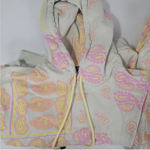 Bananas Monkey BONE PAISLEY Size SMALL S BNWT Hoodie + Sweatpants Lot of 2 - Picture 2 of 16
